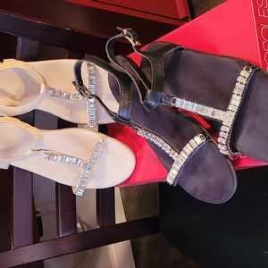 Aerosoles flat jewel bling sandals